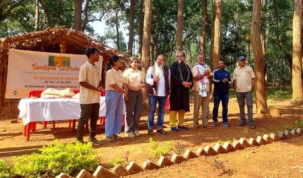 An Experiential Art Workshop as part of the Similipal Initiative and the Lighthouse Project at Barehipani, Similipal Tiger Reserve, Odisha