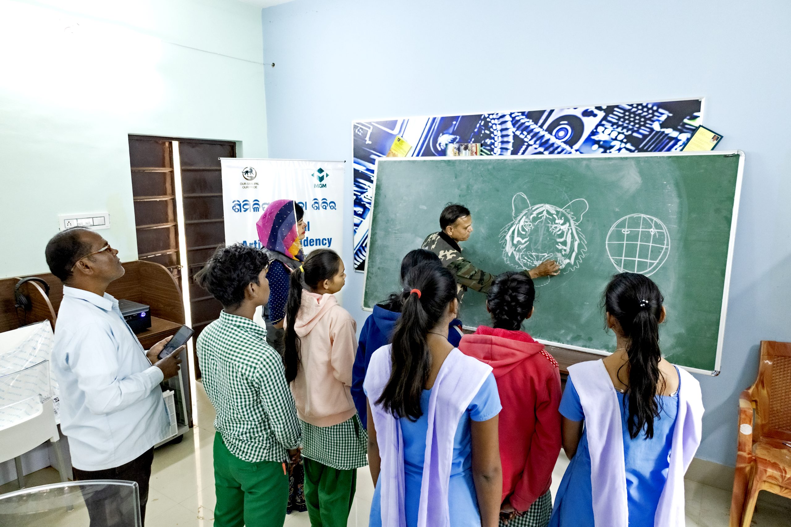 Art Camp with School Students